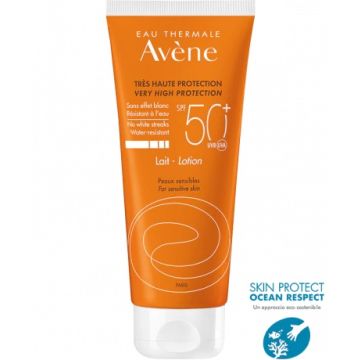 Eau thermale avene solare latte spf50+ 100 ml nuova formula