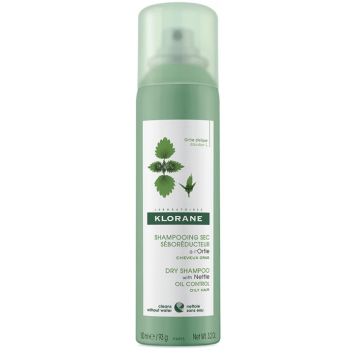 Klorane shampoo secco seboriduttore all'ortica 150 ml