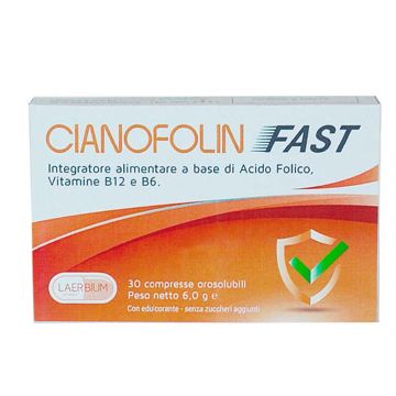 Cianofolin fast 30 compresse orosolubili