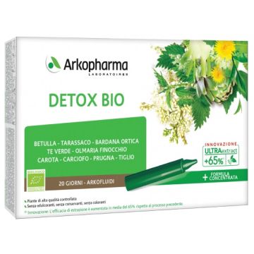 Arkofluidi ultra suoni detox bio 20 fiale