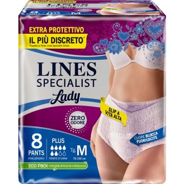 Lines specialist pants plus m farma 8 pezzi