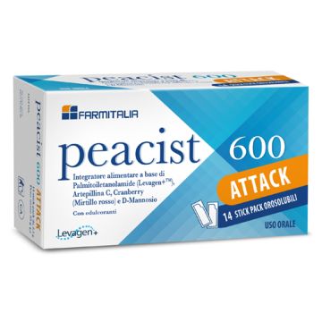 Peacist 600 attack 14 stick pack orosolubili