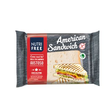 Nutrifree american sandwich 60 g x 4 pezzi