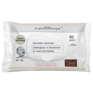 Fiocchi di riso acqua non acqua senza profumo