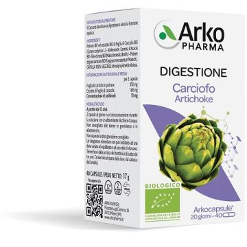 Arko capsule carciofo bio 40 capsule
