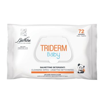 Triderm baby salviettine detergenti 72 pezzi