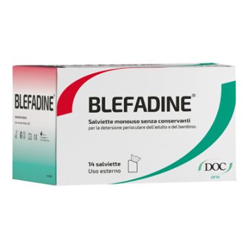 Blefadine 14 salviette monouso per detersione perioculare