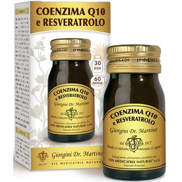 Coenzima q10+resveratrolo 60 pastiglie da 500 mg