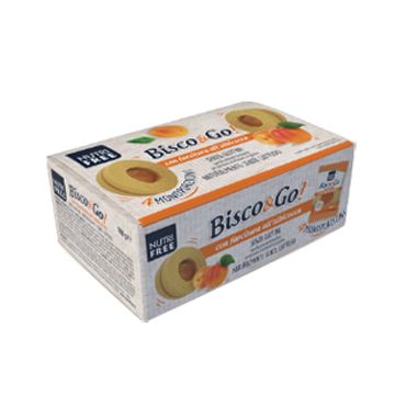 Nutrifree bisco&go con farcitura all'albicocca 4x40 g