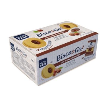Nutrifree bisco&go con crema di nocciole 4x40 g