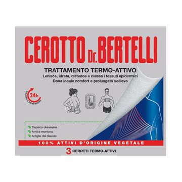 Dr bertelli cerotto termo-attivo 3 pezzi