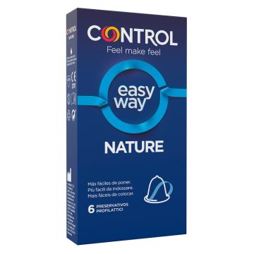 Profilattico control new nature easy way 6 pezzi