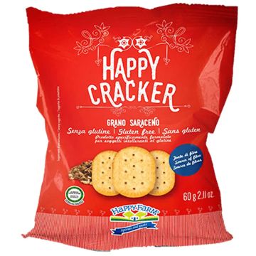 Happy farm cracker grano saraceno 60 g