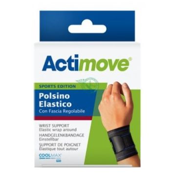 Actimove sports edition polsino elastico con fascia regolabile universale
