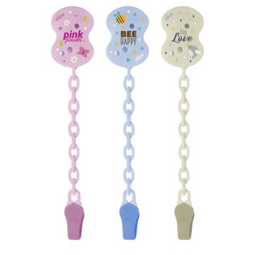 Chicco clip con catenella mixed colors new 2020