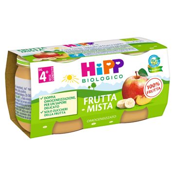 Hipp bio omogeneizzato frutta mista 2x80 g