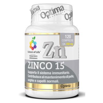Colours of life zinco 15 120 compresse