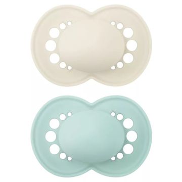 Mam original 6+ silicone confezione doppia neutro