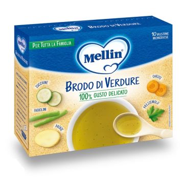 Mellin brodo di verdure 10 x 8 g