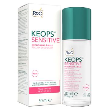 Roc keops deodorante roll-on 48h sensitive 30 ml
