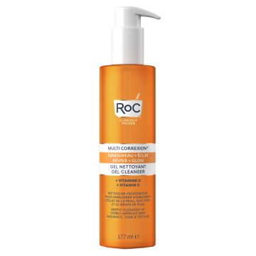 Roc multi correxion revive + glow gel detergente
