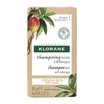 Klorane shampoo solido mango 80 g