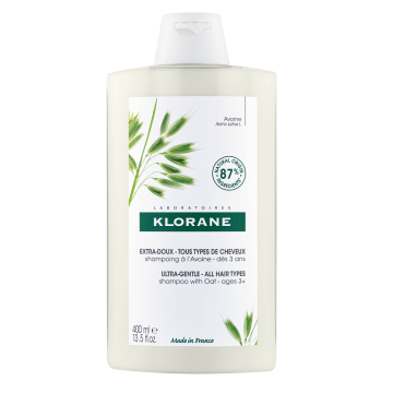 Klorane maxi shampoo al latte di avena 400 ml