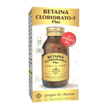 Betaina cloridrato-t plus 180 pastiglie