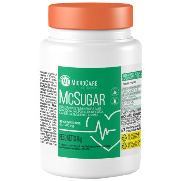 Microcare nutrition mc sugar 40 compresse