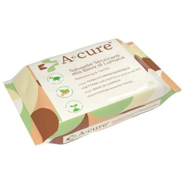 A+cure struccante bava di lumaca pocket maxi 20 salviette