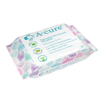 A+cure struccante micellare pocket maxi 20 salviette