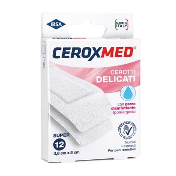 Cerotti ceroxmed delicati super 12 pezzi