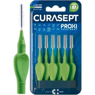 Curasept proxi t17 cone verde/green 6 pezzi