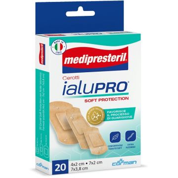 Medipresteril cerotti ialupro soft protection 3 formati assortiti 20 pezzi