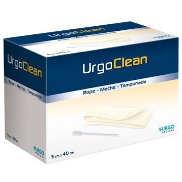 Medicazione tnt assorbente gelificante urgoclean rope 5x40 cm 5 pezzi
