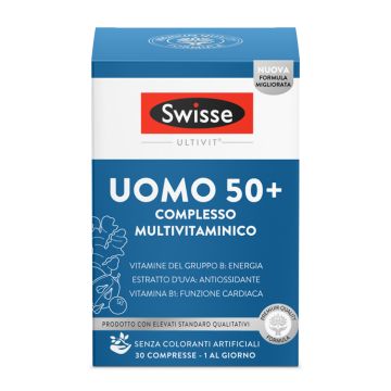 Swisse multivitaminico uomo 50+ 30 compresse