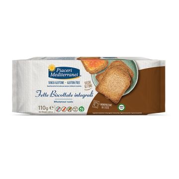 Piaceri mediterranei fette biscottate integrali 110 g