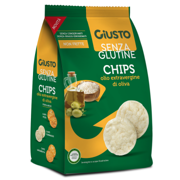 Giusto senza glutine chips olio extravergine di oliva 40 g