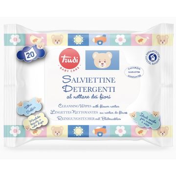 Trudi baby care salviettina detergente 20 pezzi