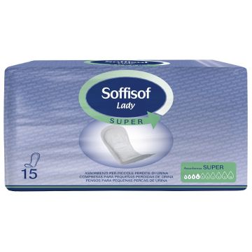 Pannolone per incontinenza soffisof lady classic super 15 pezzi