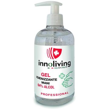 Innoliving gel igienizzante mani 64% alcol 500 ml