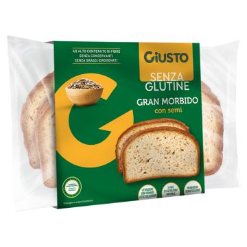Giusto senza glutine gran morbido semi 300 g