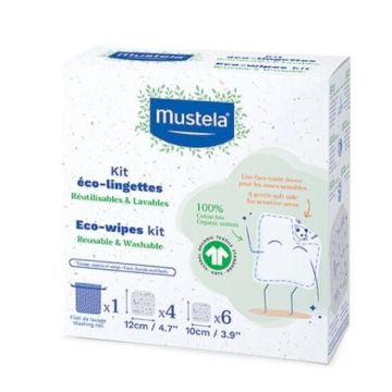 Mustela salviette lavabili riutilizzabili 10 pezzi