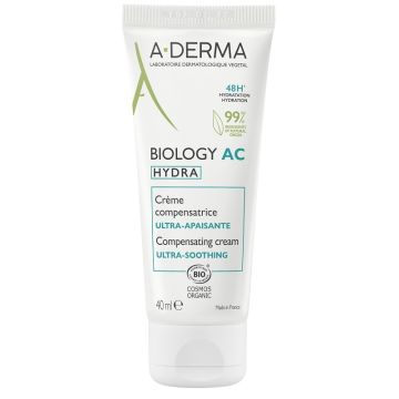 Aderma biology ac hydra crema compensatrice ultra lenitiva 40 ml