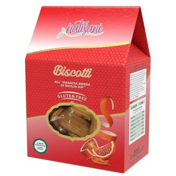Biscotti all'arancia rossa di sicilia igp 200 g