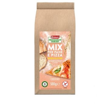 Alimentazione dedicata mix pane e pizza senza glutine 500 g
