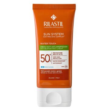 Rilastil sun system water touch fluido spf50+ 50 ml nuova formulazione