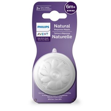 Avent tettarella natural 3,0 6m+ 2 pezzi