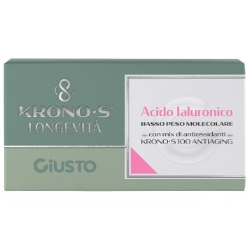 Giusto acido ialuronico kronos basso peso molecolare 10 bustine