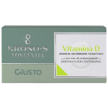 Giusto vitamina d kronos origine vegetale 30 compresse